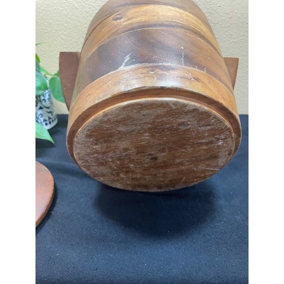 Vintage Mid Century Modern  Ice Bucket With Lid And Handle - Picture 5 of 7